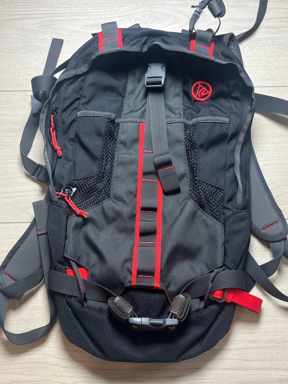 K2 Pilchick Black and Red Men's Backpack winter sports